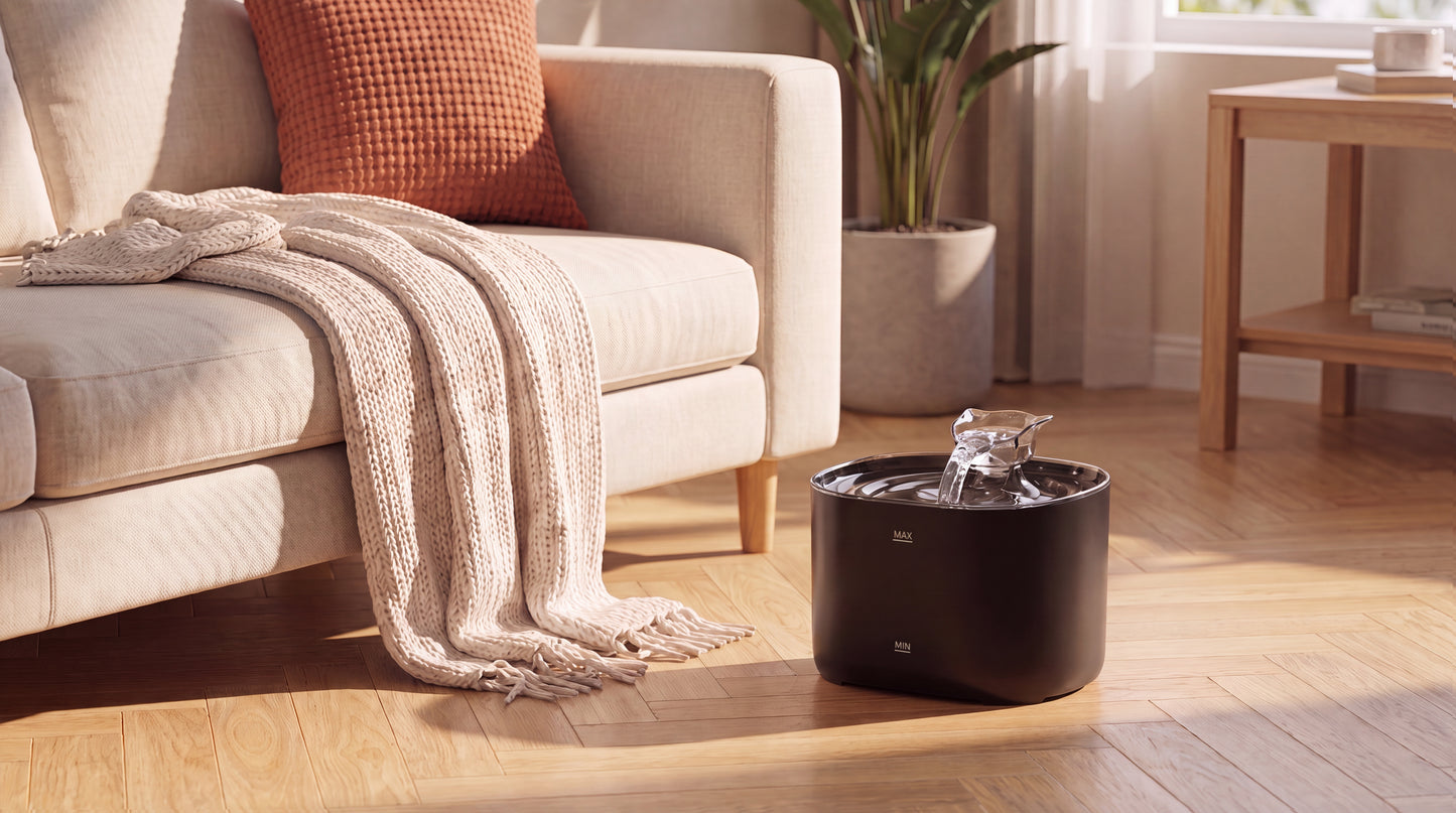 CatNido Flow™ — Whisper-Quiet Cat Water Fountain